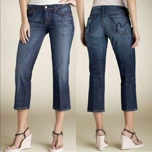 Citizens of Humanity low waist cropped jeans